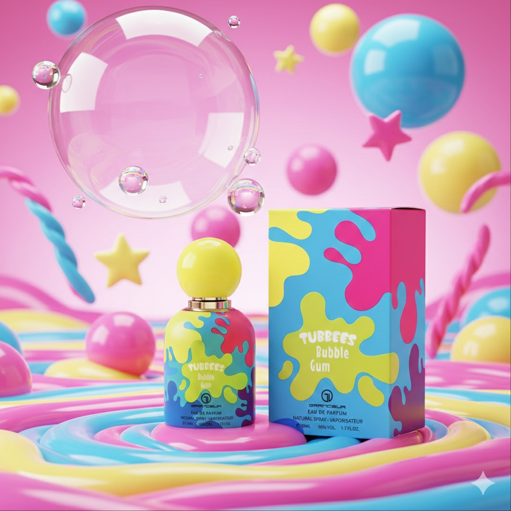 Tubbees Bubble Gum EDP 1.7 oz for Kids by Grandeur