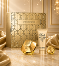 Lady Million Gift set Lady Million Eau de Parfum 80 ml / 2.7 fl. oz + 3.4 oz Body Lotion + 5 ml Mini For Women by Paco Rabanne